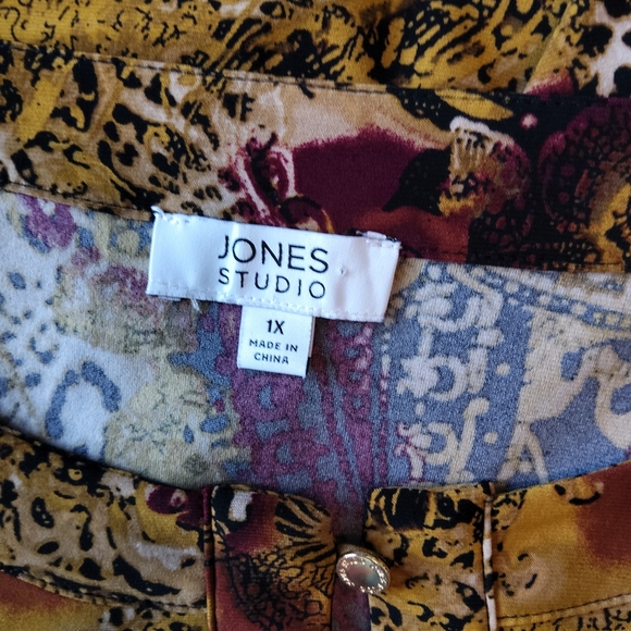 Jones Studio Multicolor Paisley Blouse - Picture 7 of 7